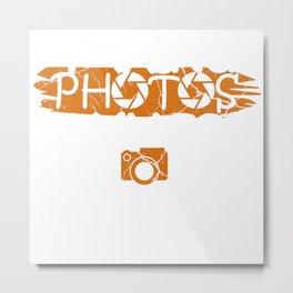 Photo Camera Photographer Gift Hobby Photography Metal Print | Photocamera, Gift, Photo, Digitalcamera, Photoshoot, Camera, Snap, Hobby, Photograph, Blackandwhite 
