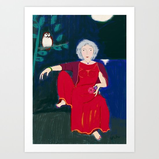 Wise Woman Art Print