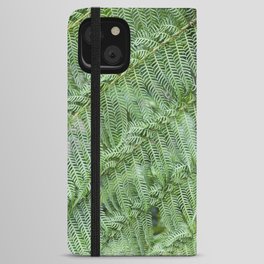Tree Fern Frond iPhone Wallet Case