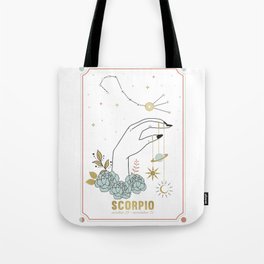 Scorpio Zodiac Series Tote Bag