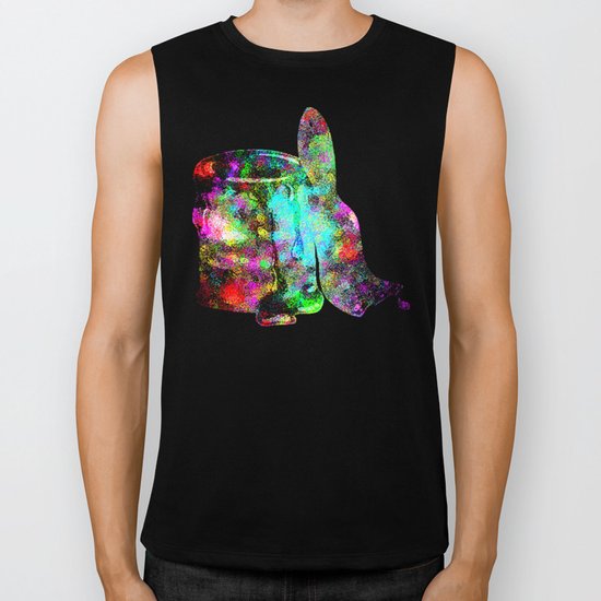 Paint splatter Biker Tank