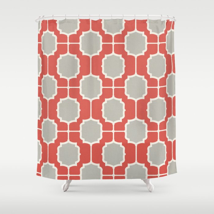 C Moroccan Shower Curtain