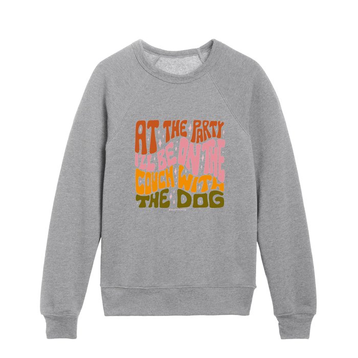 Couch With the Dog Kids Crewneck