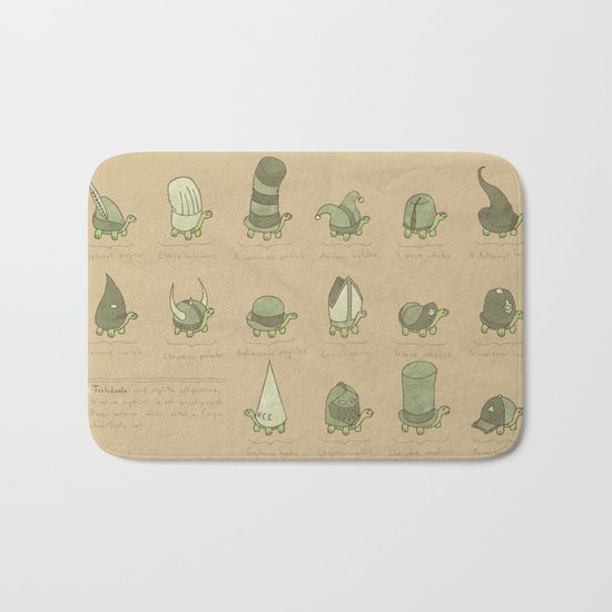 A Study of Turtles Bath Mat
