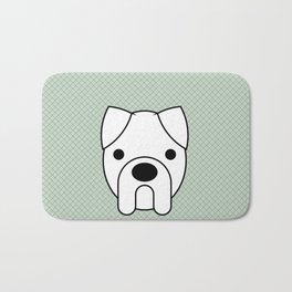 Pop Dog Boxer Bath Mat | Graphic Design, Animal, Comic, Pattern 