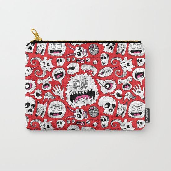 Another Monster Pattern Carry-All Pouch