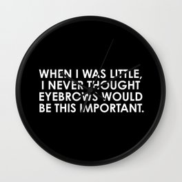 Makeup Quotes Wall Clocks to Match Any