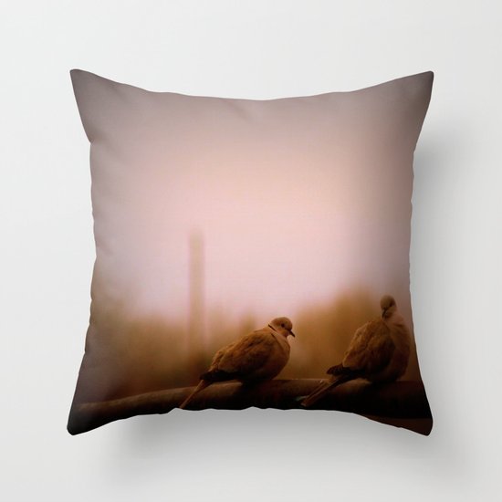 Love Doves Throw Pillow