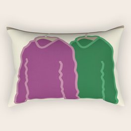 Hang clothes 3 Rectangular Pillow