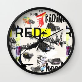 RRH graphic design Wall Clock