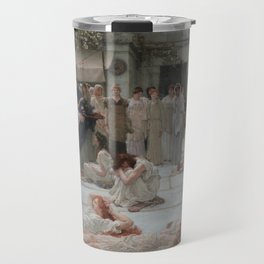 The Women Of Amphissa by Lawrence Alma-Tadema  Travel Mug
