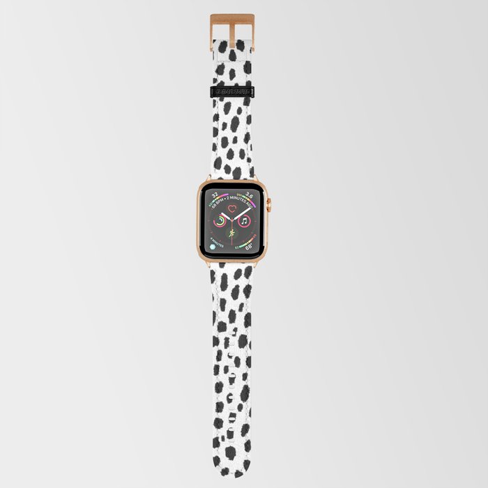 Dalmatian Spots black white Apple Watch Band by Design Minds