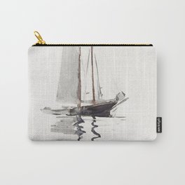 Schooner and Dory x Nautical Watercolor Carry-All Pouch