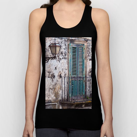 Medieval Sicilian Facade Unisex Tank Top