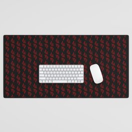 Red Virgo Desk Mat