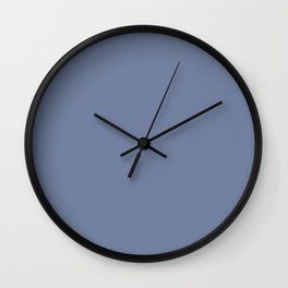 Blue-Gray Wall Clock