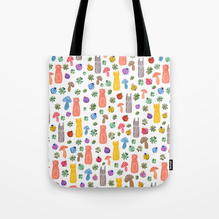 Animals & Lucky charms Tote Bag