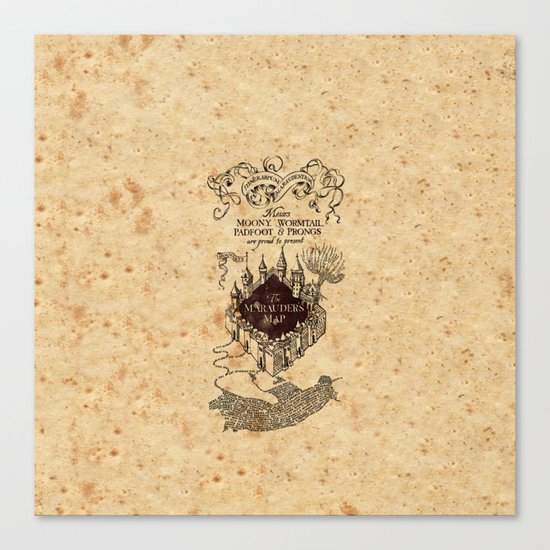 MARAUDERS MAP Canvas Print