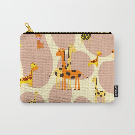 Giraffes Carry-All Pouch