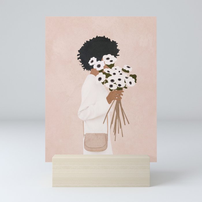 Bouquet of Flowers Mini Art Print
