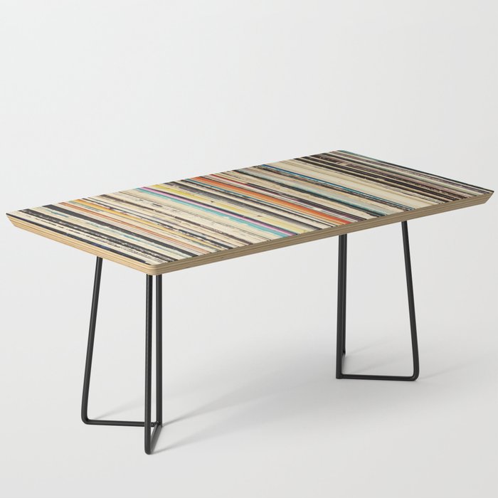 Record Collection Coffee Table By Cassiabeck Society6 Record Collection Coffee Table