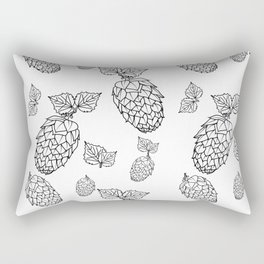 Hops pattern with leafs Rectangular Pillow