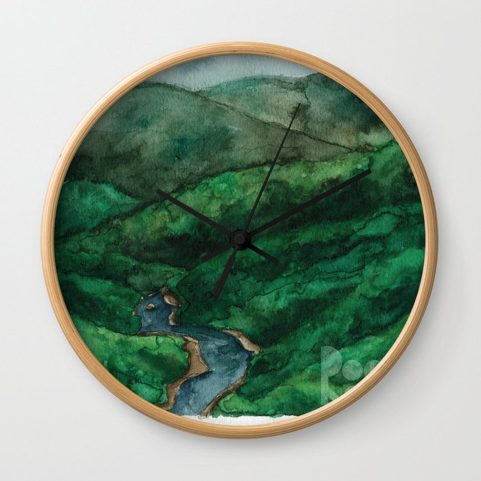 Rogue River Oregon landscape Wall Clock