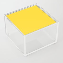 VIBRANT YELLOW SOLID COLOR Acrylic Box