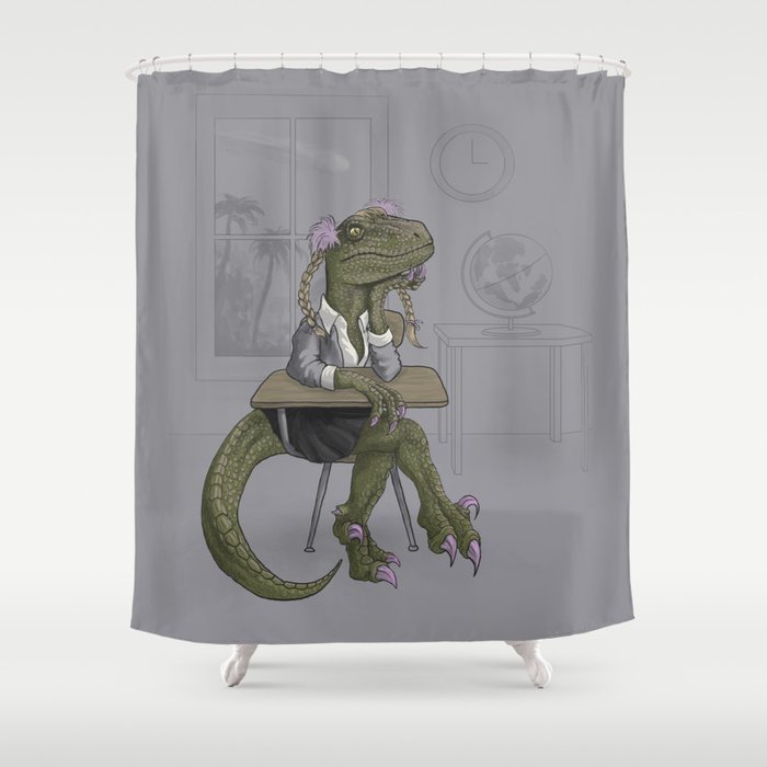 Clever Gurl Shower Curtain