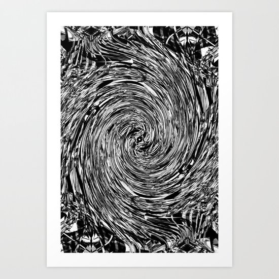 Geometric Spin Art Print