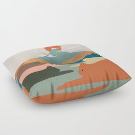 Cat Landscape 132 Floor Pillow