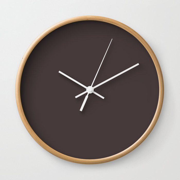 Truffle Black Wall Clock