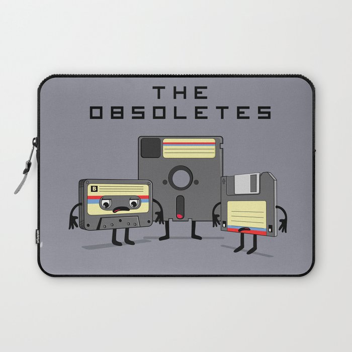The Obsoletes (Retro Floppy Disk Cassette Tape)  Laptop Sleeve