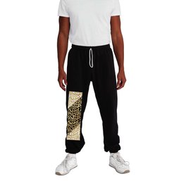 Leopard Gold Silver Modern Collection Sweatpants