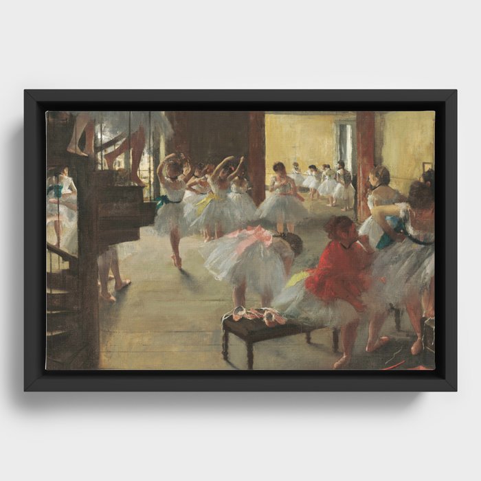 Dance Class Framed Canvas