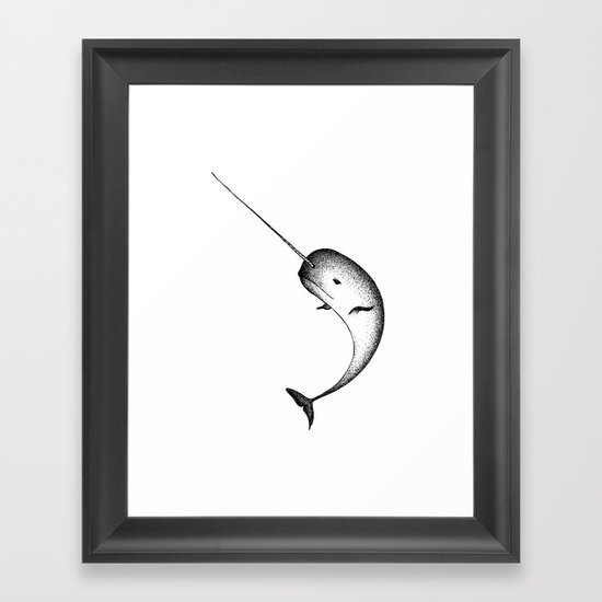 Narwhal Framed Art Print