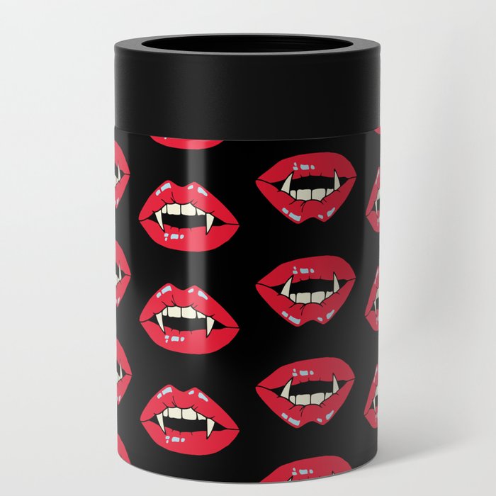 Vampire Mouth - Black Can Cooler