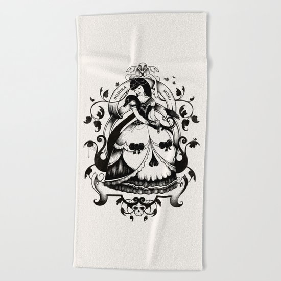 Mrs. Death II Beach Towel