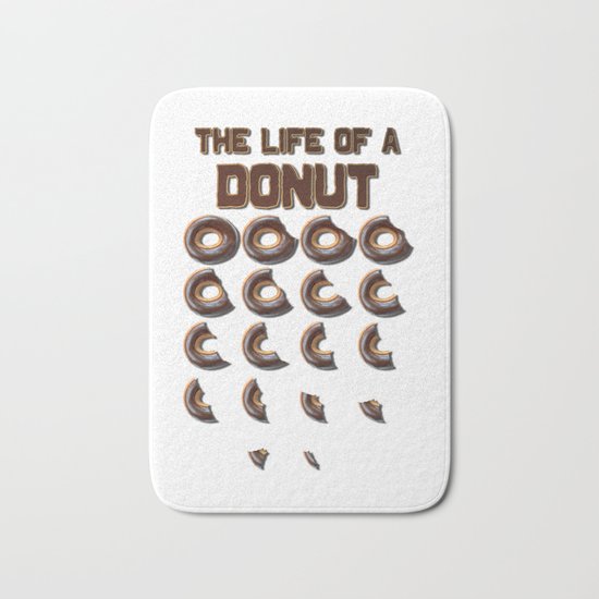The Life of a Donut Bath Mat