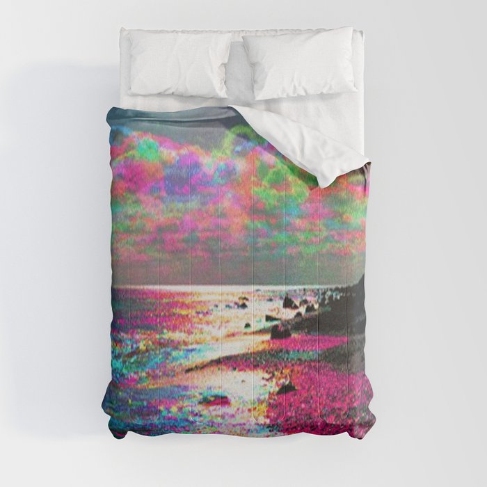 Trippy Serenity Ocean Comforter