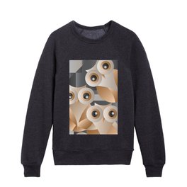 Owl | Geometric and Abstracted Kids Crewneck