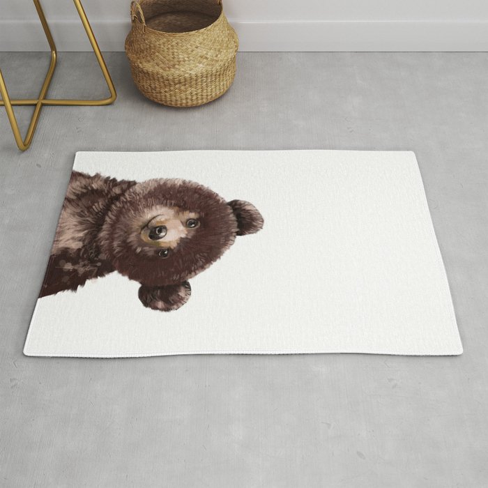Baby Bear Rug By Big Nose Work Society6