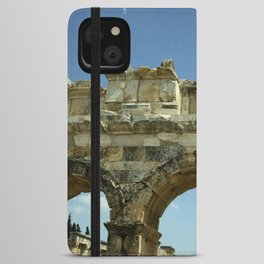 Frontinus Gate in Hierapolis, Phrygia iPhone Wallet Case
