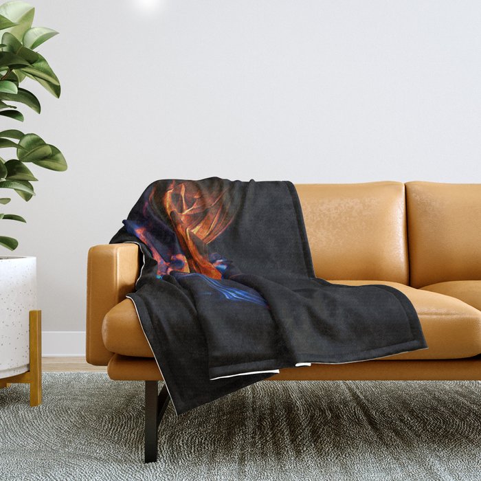 Wounded Throw Blanket
