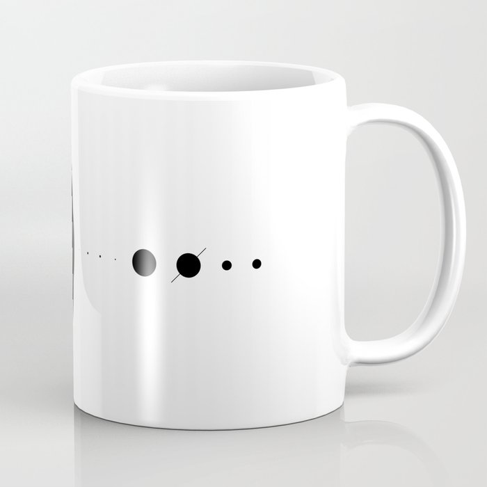 The Solar System (white) Coffee Mug