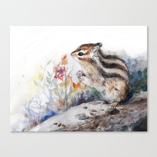 Chipmunk Canvas Print