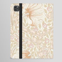 William Morris Pimpernel Pastel Peach Pink iPad Folio Case