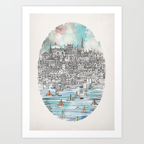 Opal Art Print