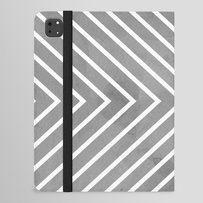 Stripes in Grey iPad Folio Case