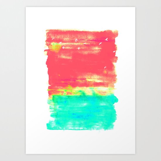 Magenta Sky Art Print